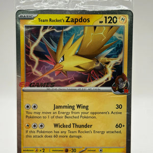 Pokemon TCG Destined Rivals - Team Rocket’s Zapdos 070/182 EB Games Promo Sealed FRENLY BRICKS - Open 7 Days