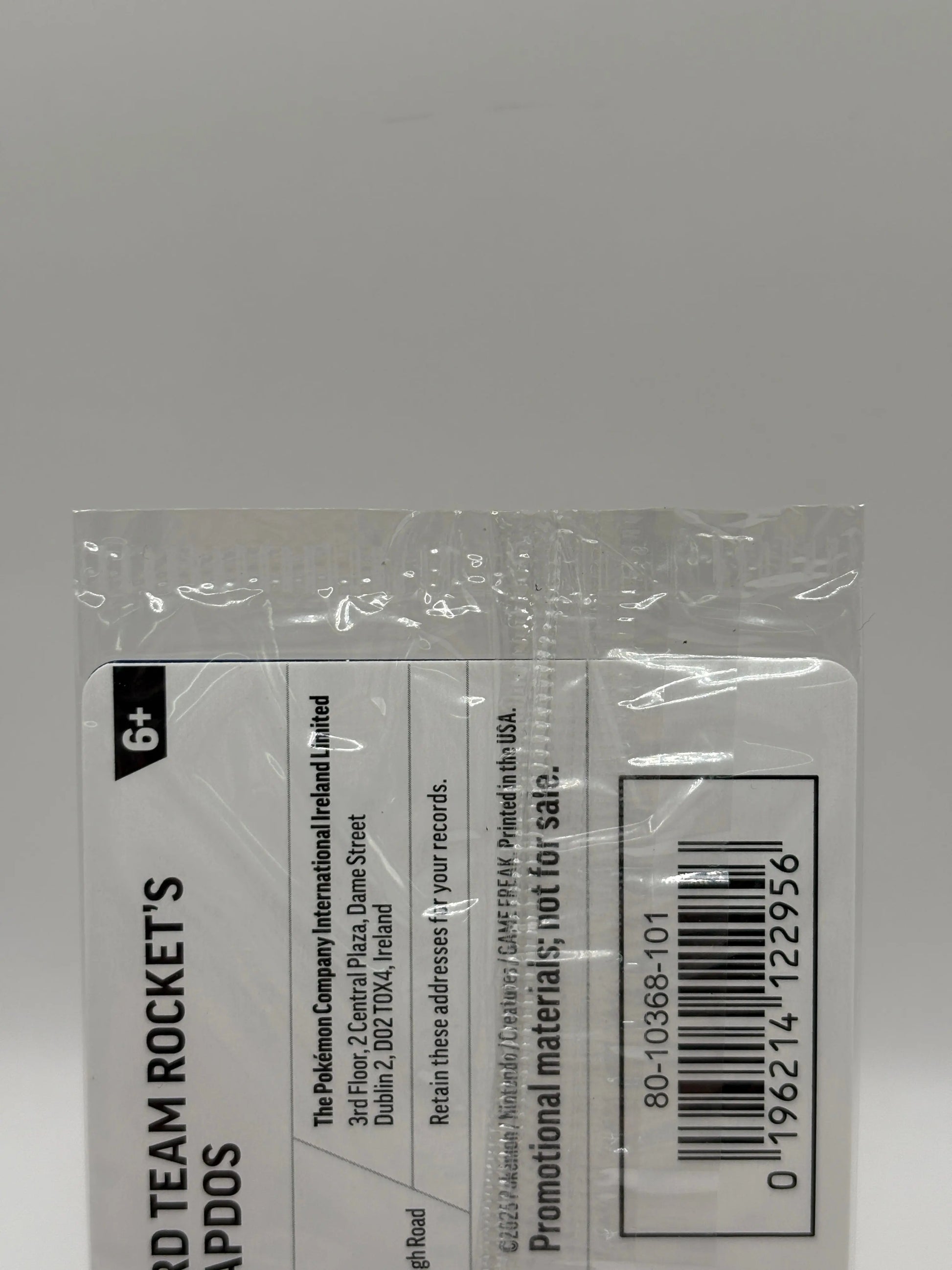 Pokemon TCG Destined Rivals - Team Rocket’s Zapdos 070/182 EB Games Promo Sealed FRENLY BRICKS - Open 7 Days
