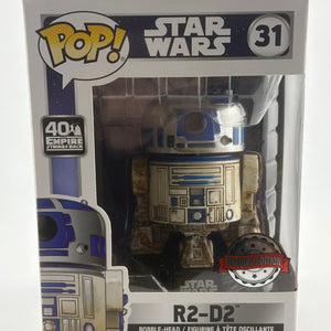 Funko POP! Star Wars #31 R2-D2 Special Edition Bobble-Head FRENLY BRICKS - Open 7 Days