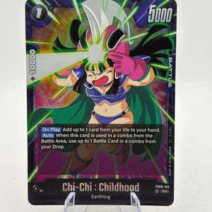 Dragon Ball Super Fusion World - Chi-Chi : Childhood FB06-103 SR LP FRENLY BRICKS - Open 7 Days