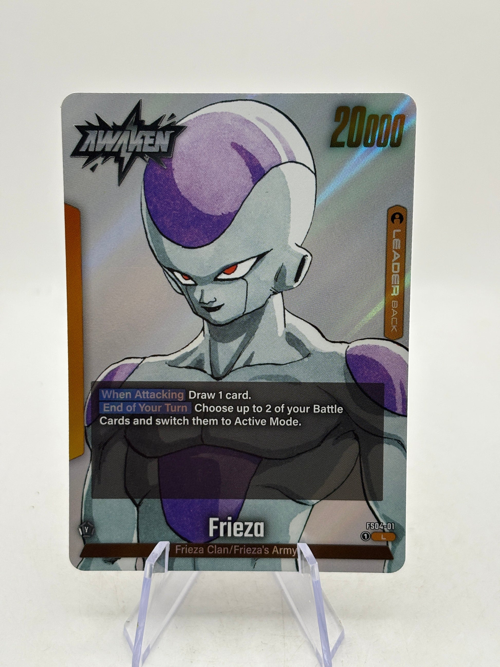 Dragon Ball Super Fusion World - Frieza FS04-01 Manga Leader LP FRENLY BRICKS - Open 7 Days