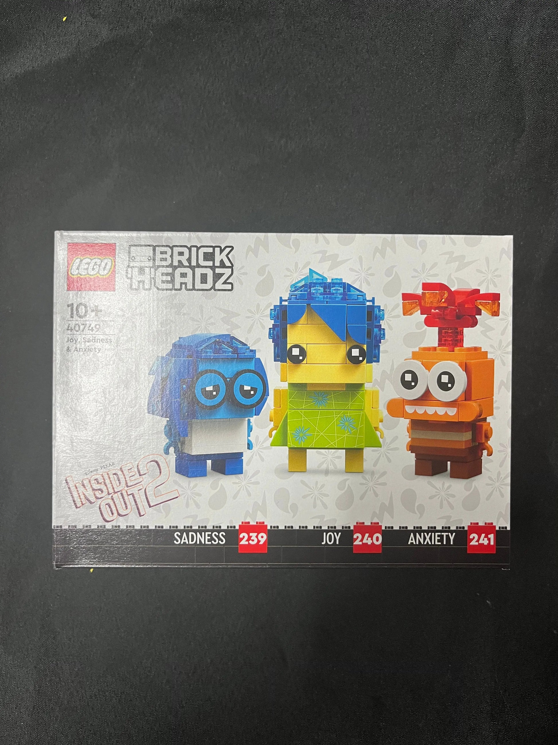 LEGO BrickHeadZ - Inside Out - Sadness #239 Joy #240 Anxieti #241 40749 FRENLY BRICKS - Open 7 Days