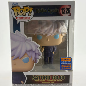 Funko POP! Animation Jujutsu Kaisen #1226 Satoru Gojo 2023 Wondrous Convention FRENLY BRICKS - Open 7 Days