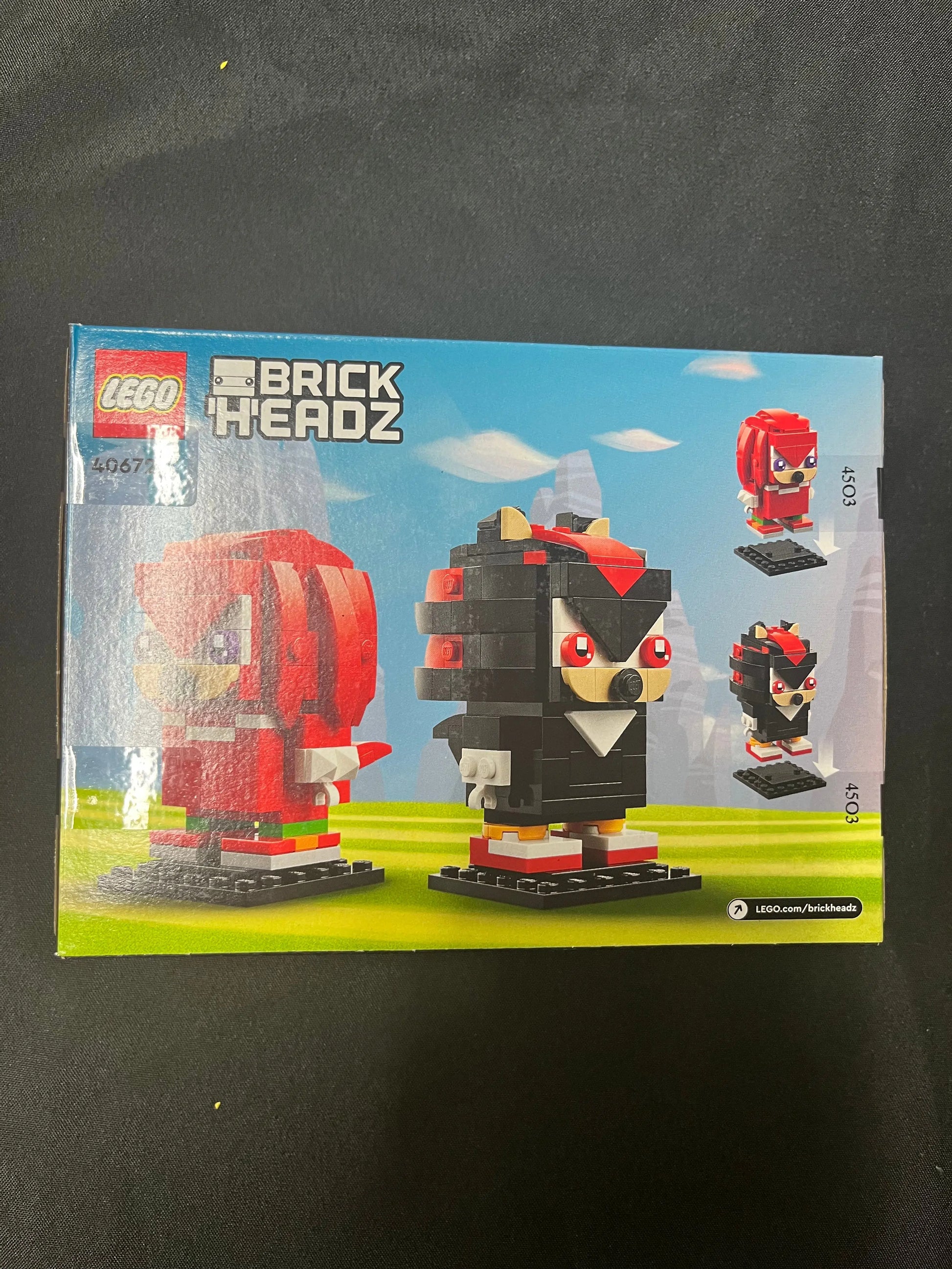 LEGO BrickHeadZ - Sonic The Hedgehog - Shadow #219 Knuckles #220 40677 FRENLY BRICKS - Open 7 Days