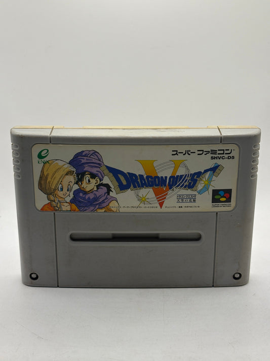 1992 Super Famicom Nintendo Dragon Quest V Game Cartridge Japanese FRENLY BRICKS - Open 7 Days