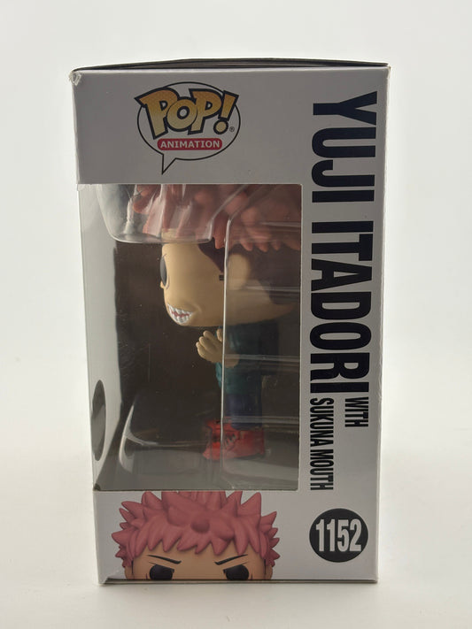 Funko POP! Animation Jujutsu Kaisen #1152 Yuji Itadori with Sakuna Mouth FRENLY BRICKS - Open 7 Days