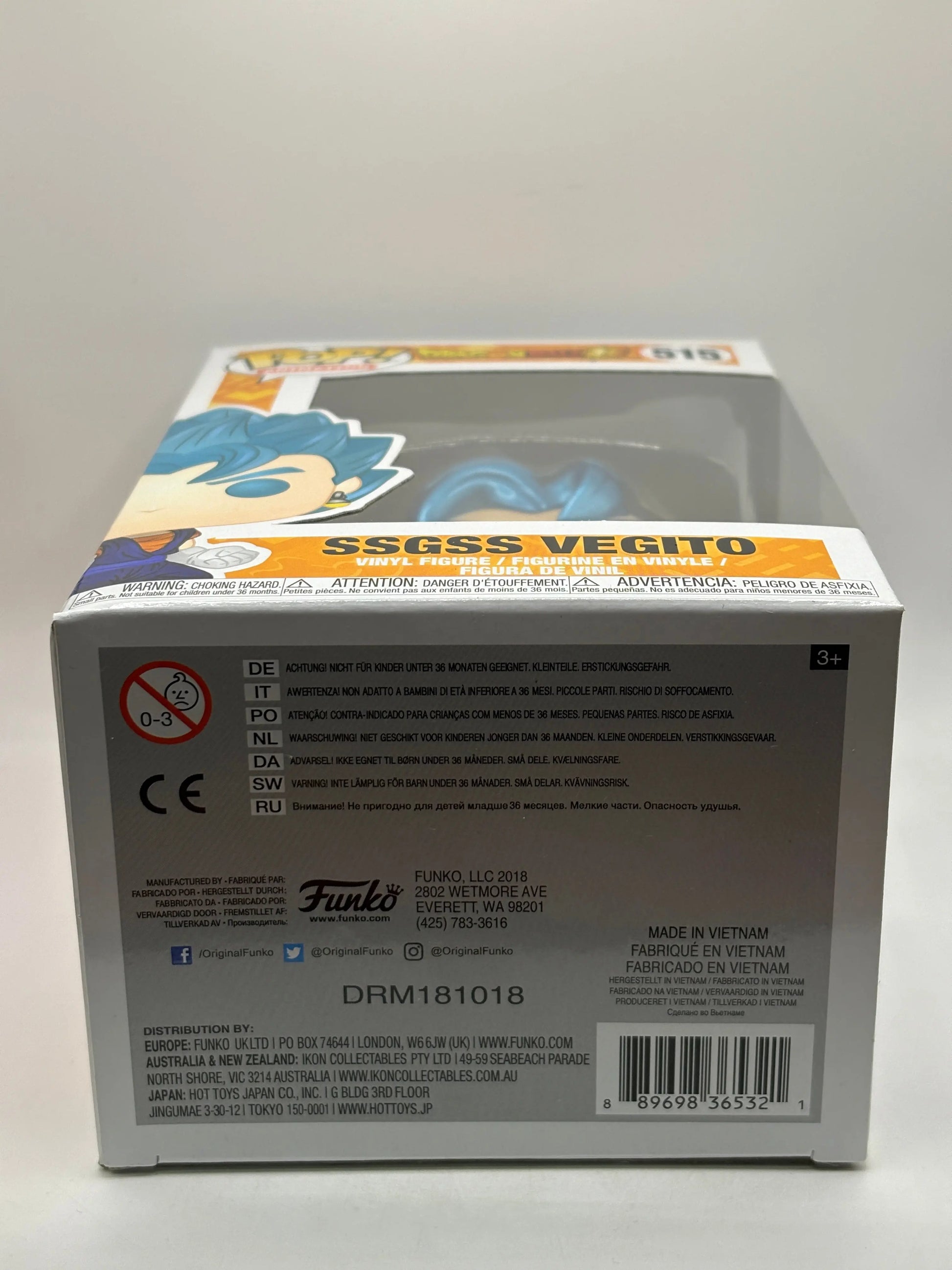 Funko POP! Animation Dragon Ball Super #515 SSGSS Vegito FRENLY BRICKS - Open 7 Days