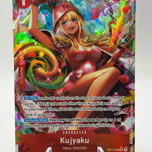 One Piece TCG - Kujyaku OP11-004 SR Alternate Art A Fist of Divine Speed FRENLY BRICKS - Open 7 Days