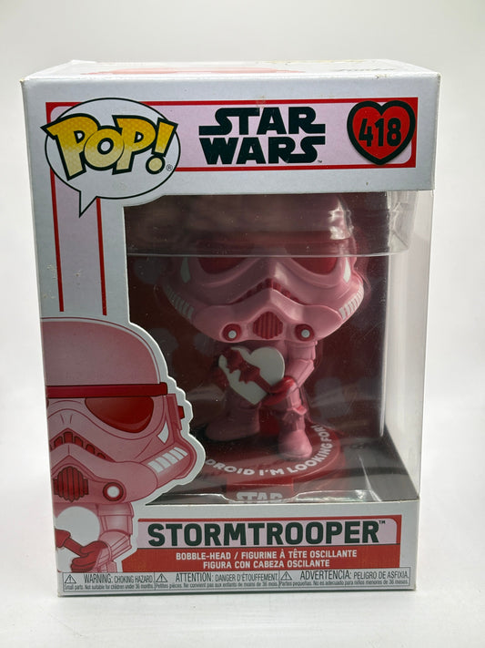 Funko POP! Star Wars Valentines #418 Stormtrooper Bobble-Head FRENLY BRICKS - Open 7 Days
