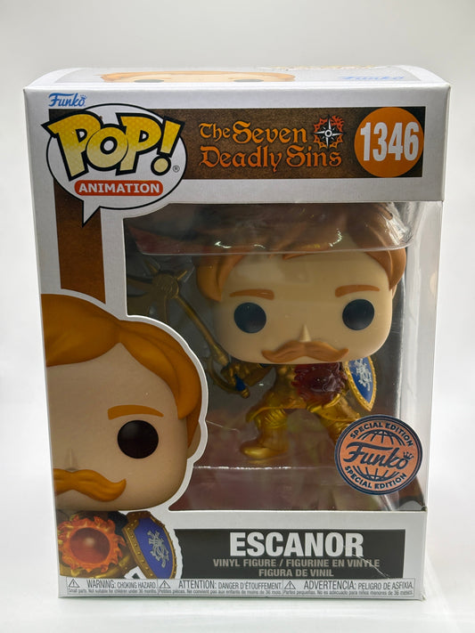 Funko POP! Animation The Seven Deadly Sins #1346 Escanor Special Edition FRENLY BRICKS - Open 7 Days