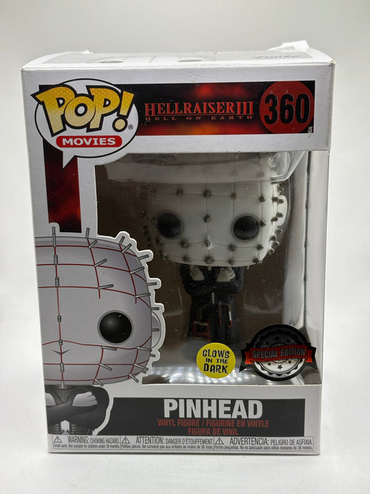 Funko POP! Movies Hell Raiser III #360 Pinhead Special Edition Glow *Box Damage FRENLY BRICKS - Open 7 Days