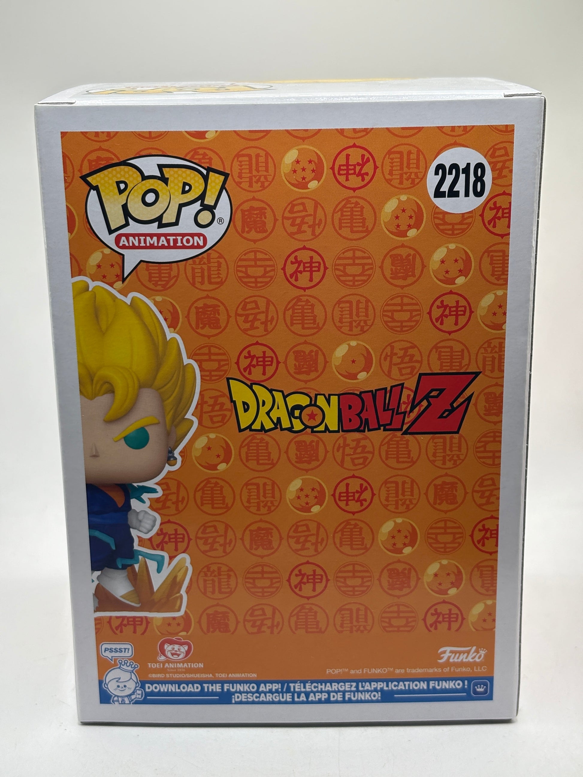 Funko POP! Animation Dragon Ball Z #2218 Super Saiyan Vegito Limited Glow Chase FRENLY BRICKS - Open 7 Days