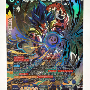 Dragon Ball Masters TCG - SSB Gogeta, Shining Blue Strongest Warrior BT26-138 SCR FRENLY BRICKS - Open 7 Days