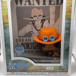 Funko POP! Animation One Piece #1291 Ace Special Edition Wanted FRENLY BRICKS - Open 7 Days