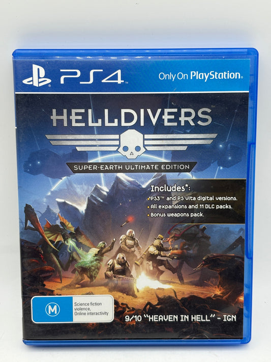 Playstation 4 Hell Divers Video Game M FRENLY BRICKS - Open 7 Days