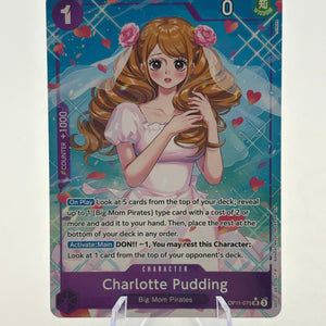 One Piece TCG OP11 - Charlotte Pudding OP11-070 SR* Alternate Art FRENLY BRICKS - Open 7 Days
