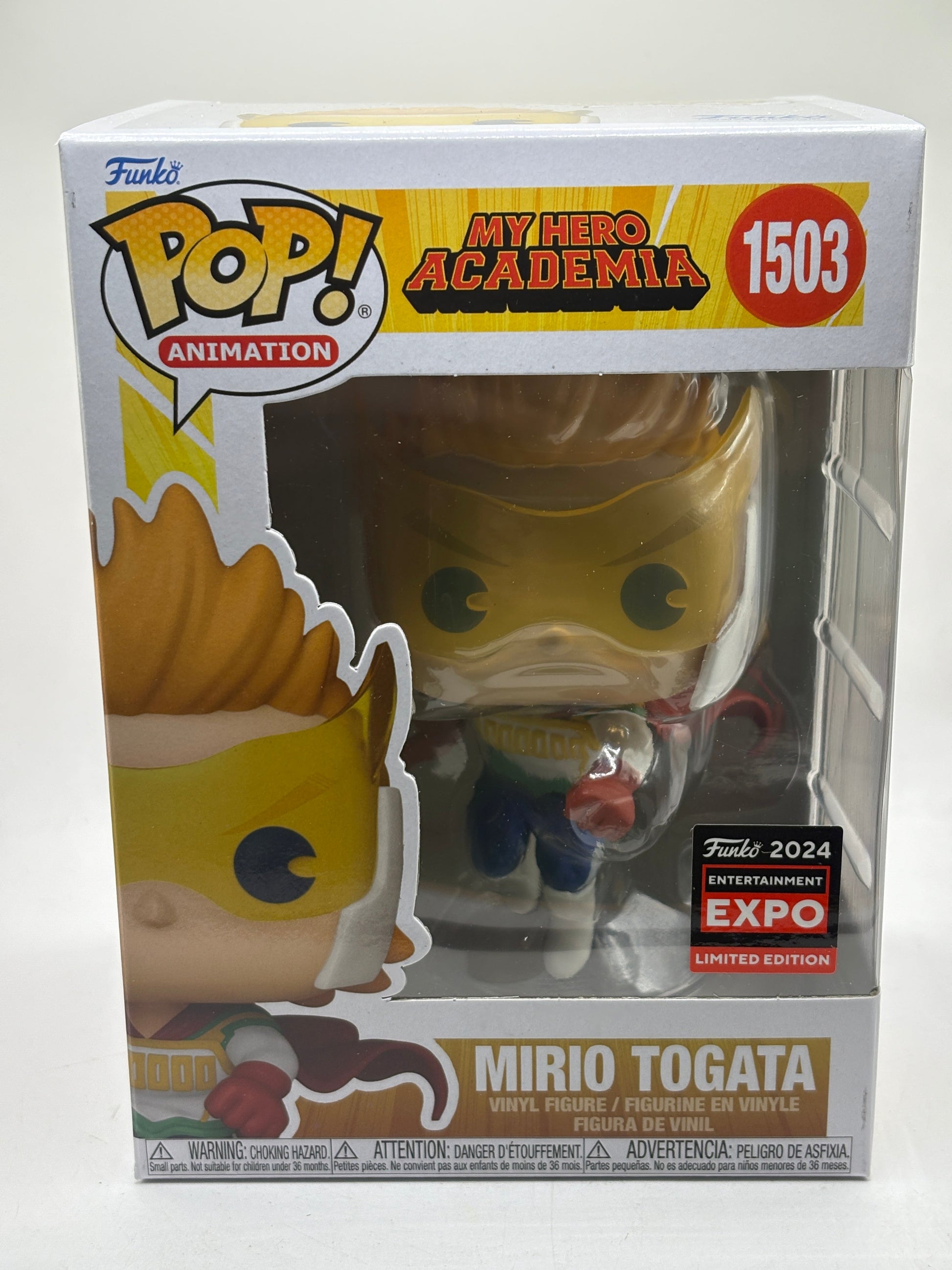 Funko POP! Animation My Hero Academia #1503 Mirio Togata 2024 Expo Limited FRENLY BRICKS - Open 7 Days