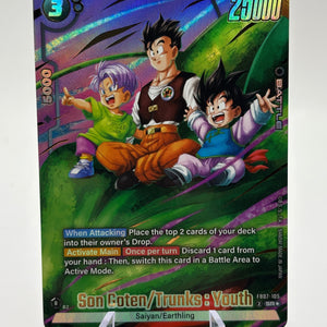 Dragon Ball Super Fusion World - Son Goten/Trunks : Youth FB07-105 NM FRENLY BRICKS - Open 7 Days