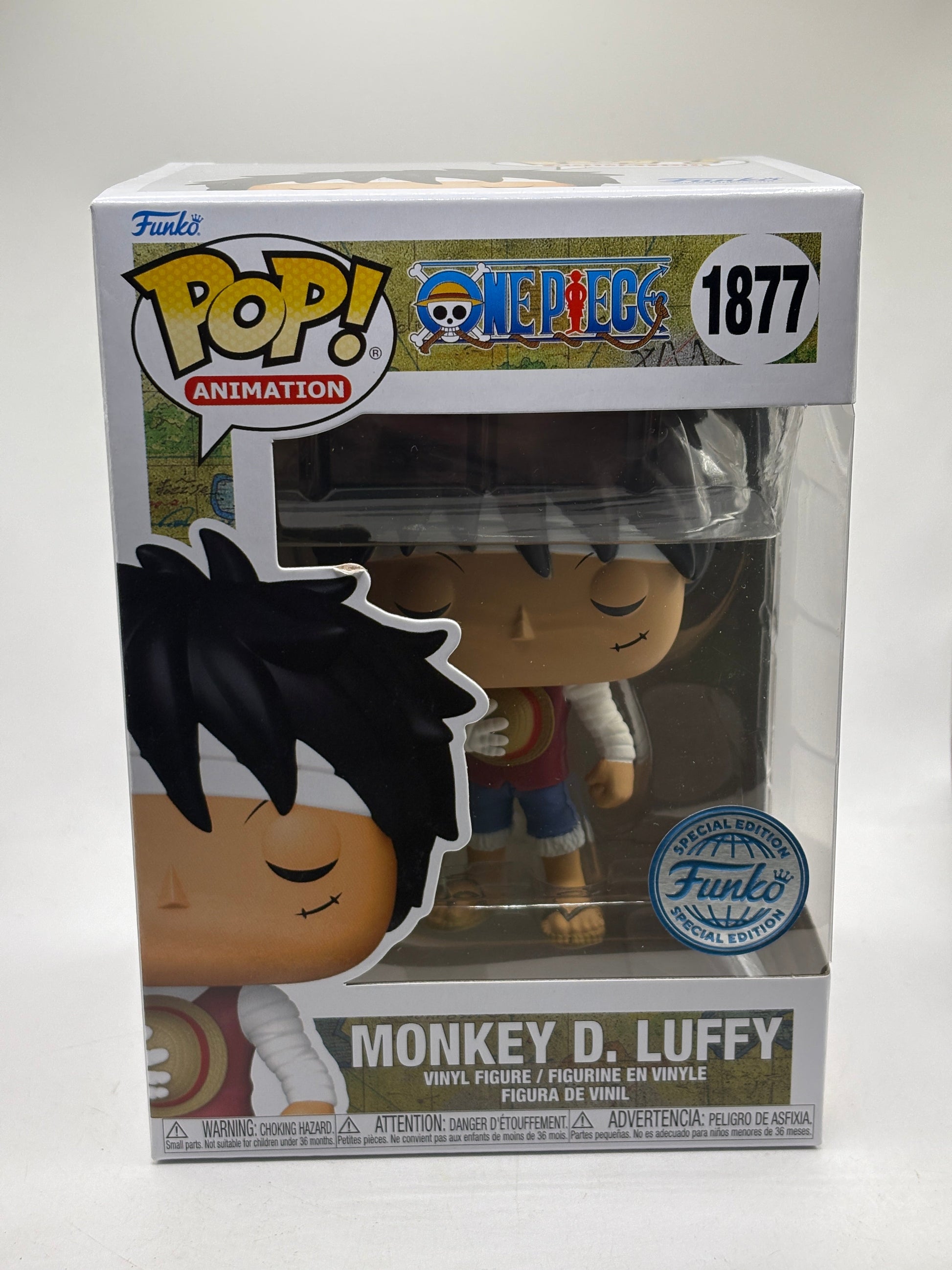 Funko POP! Animation One Piece #1877 Monkey D Luffy Special Edition FRENLY BRICKS - Open 7 Days