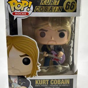 Funko POP! Rocks Kurt Cobain #66 Kurt Cobain *BOX DAMAGE* FRENLY BRICKS - Open 7 Days