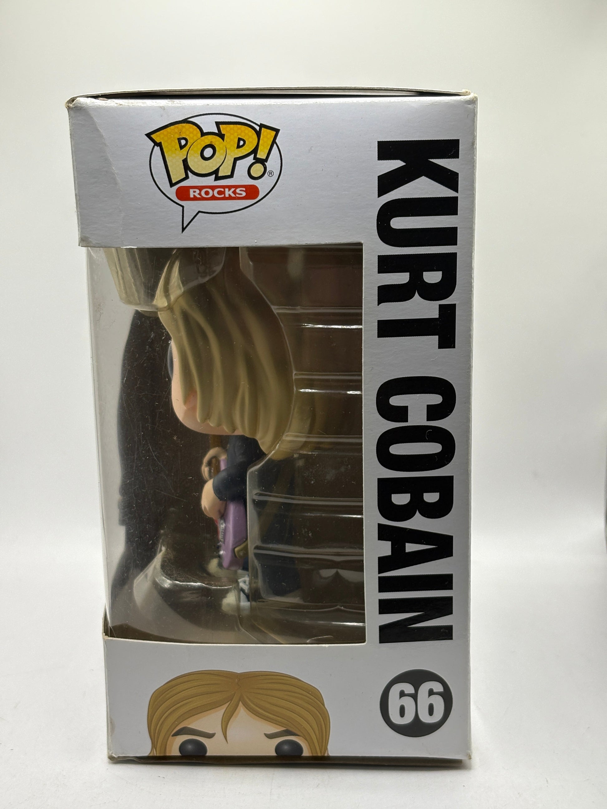 Funko POP! Rocks Kurt Cobain #66 Kurt Cobain *BOX DAMAGE* FRENLY BRICKS - Open 7 Days