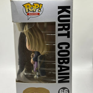 Funko POP! Rocks Kurt Cobain #66 Kurt Cobain *BOX DAMAGE* FRENLY BRICKS - Open 7 Days