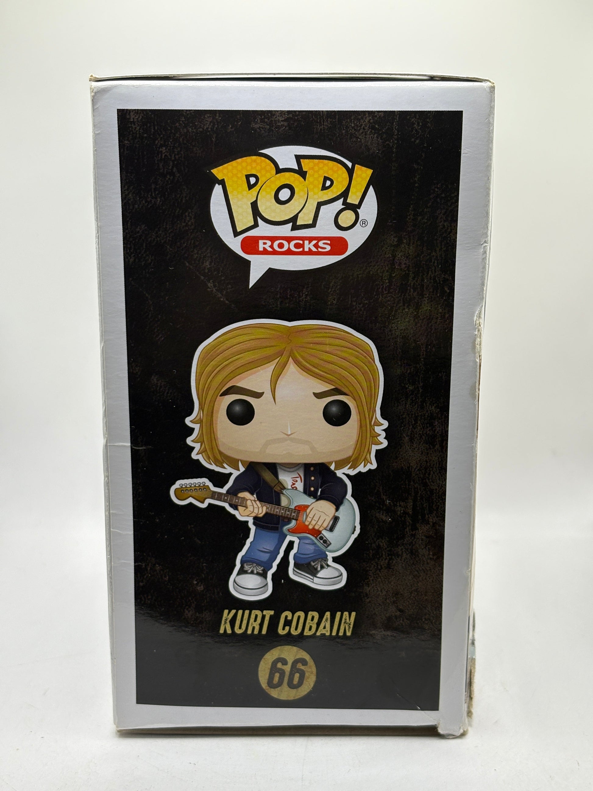 Funko POP! Rocks Kurt Cobain #66 Kurt Cobain *BOX DAMAGE* FRENLY BRICKS - Open 7 Days