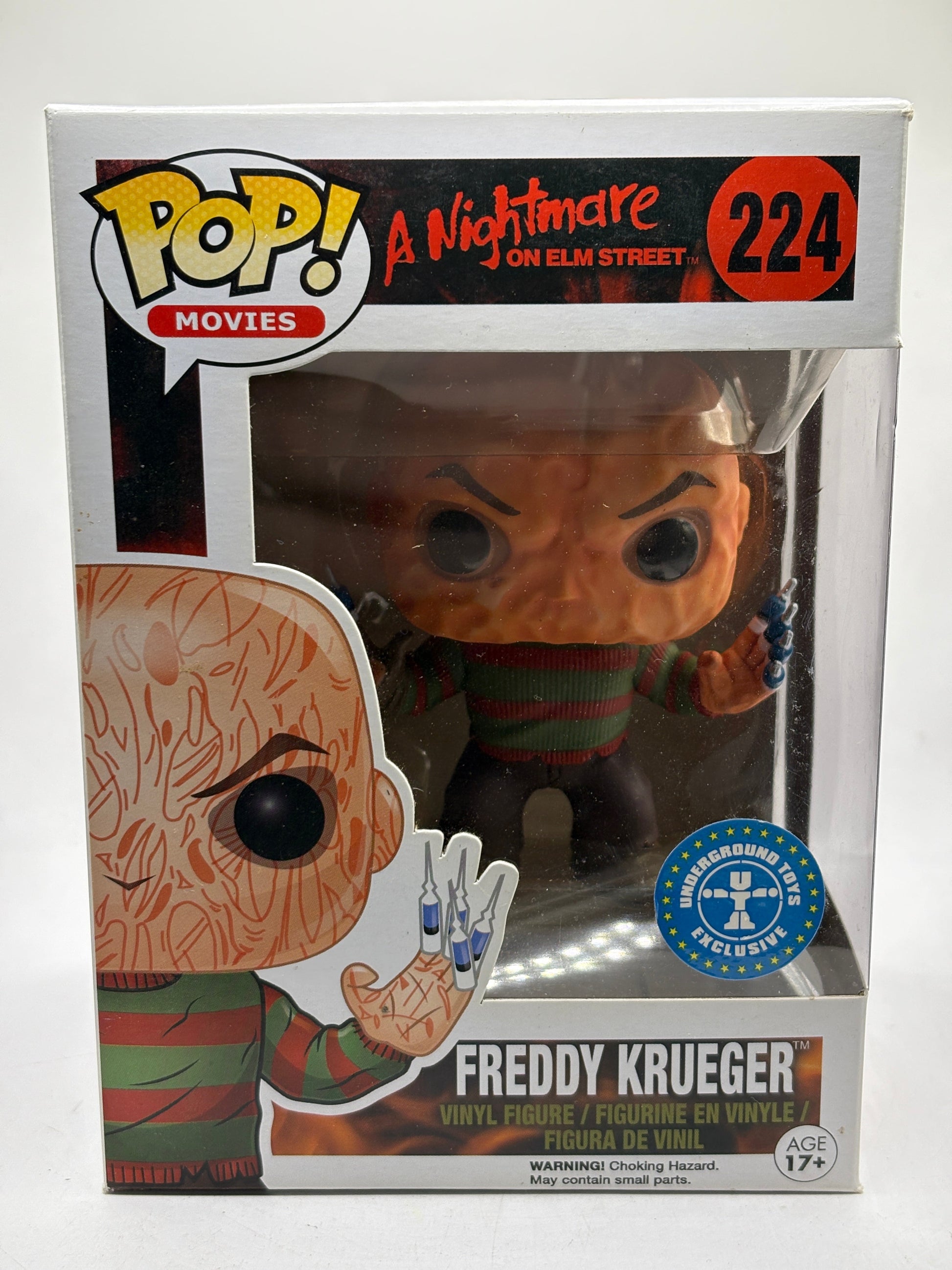 Funko POP! Movies Nightmare on Elm Street #224 Freddy Krueger Exclusive FRENLY BRICKS - Open 7 Days