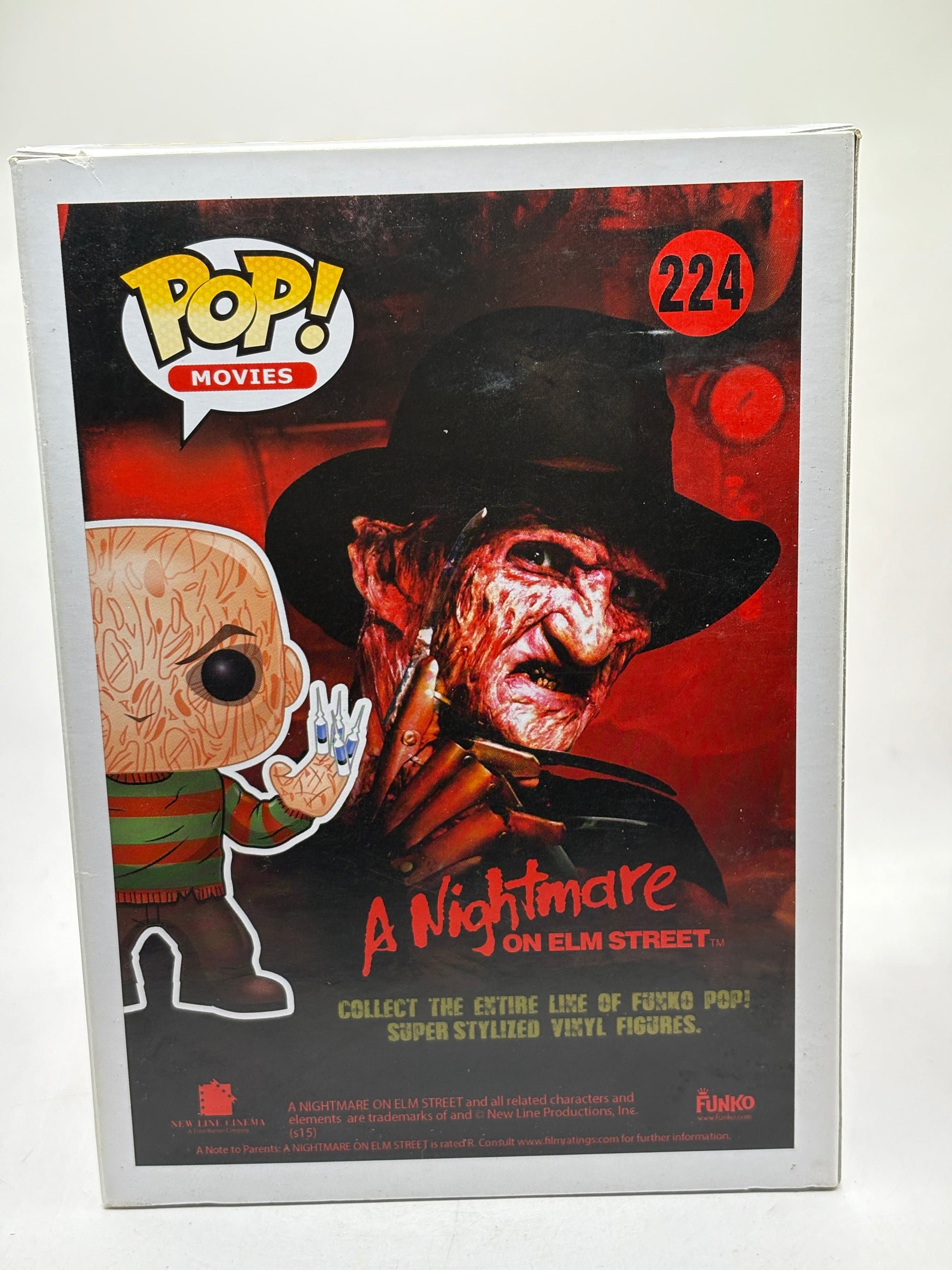 Funko POP! Movies Nightmare on Elm Street #224 Freddy Krueger Exclusive FRENLY BRICKS - Open 7 Days