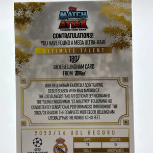 Match Attax 2024-25 Jude Bellingham El Maestro De Madrid UTB-JB FRENLY BRICKS - Open 7 Days