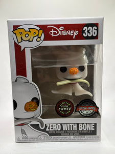 Funko POP! Disney #336 Zero with Bone Limited Glow Chase Special Edition