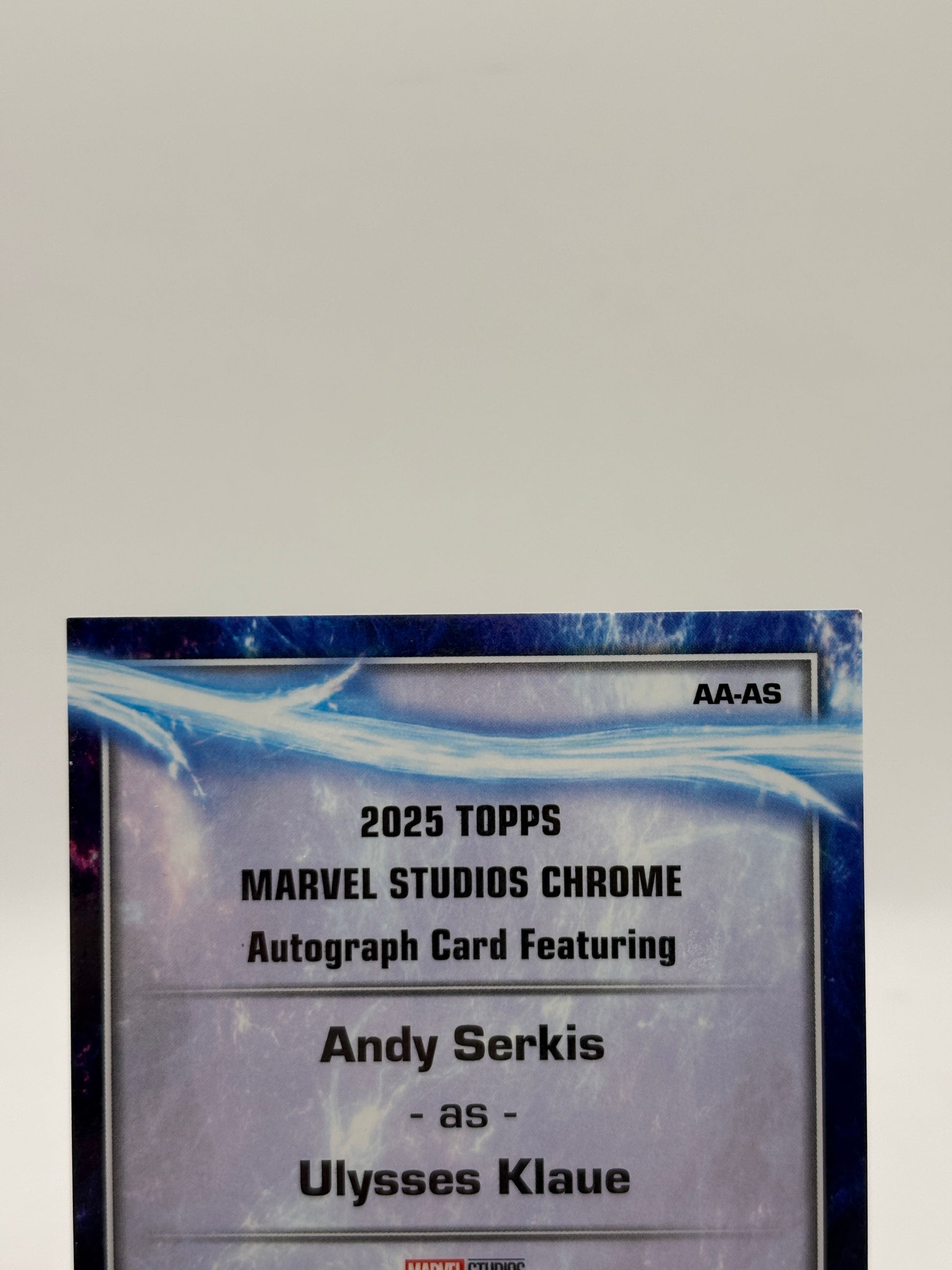 Topps Chrome Marvel 2025 Andy Serkis as Ulysses Klaue Auto /25 Orange FRENLY BRICKS - Open 7 Days