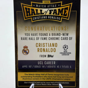 2024-25 Match Attax Hall Of Fame Cristiano Ronaldo FRENLY BRICKS - Open 7 Days