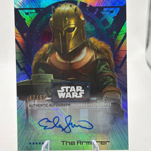 Topps Star Wars #A-ES Emily Swallow as The Armorer Auto /50 FRENLY BRICKS - Open 7 Days