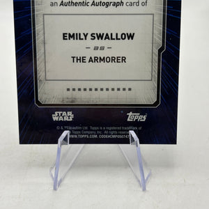 Topps Star Wars #A-ES Emily Swallow as The Armorer Auto /50 FRENLY BRICKS - Open 7 Days