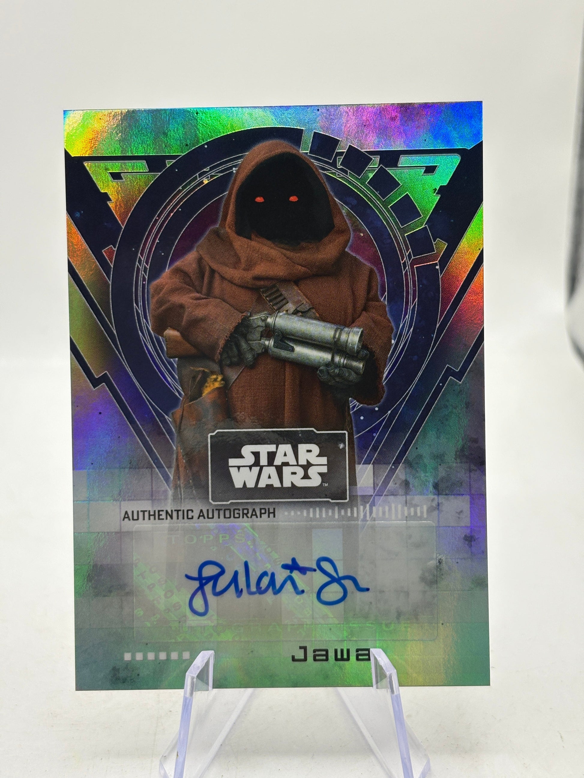 Topps Star Wars #A-LS Leilani Shiu as Jawa Auto Silver FRENLY BRICKS - Open 7 Days