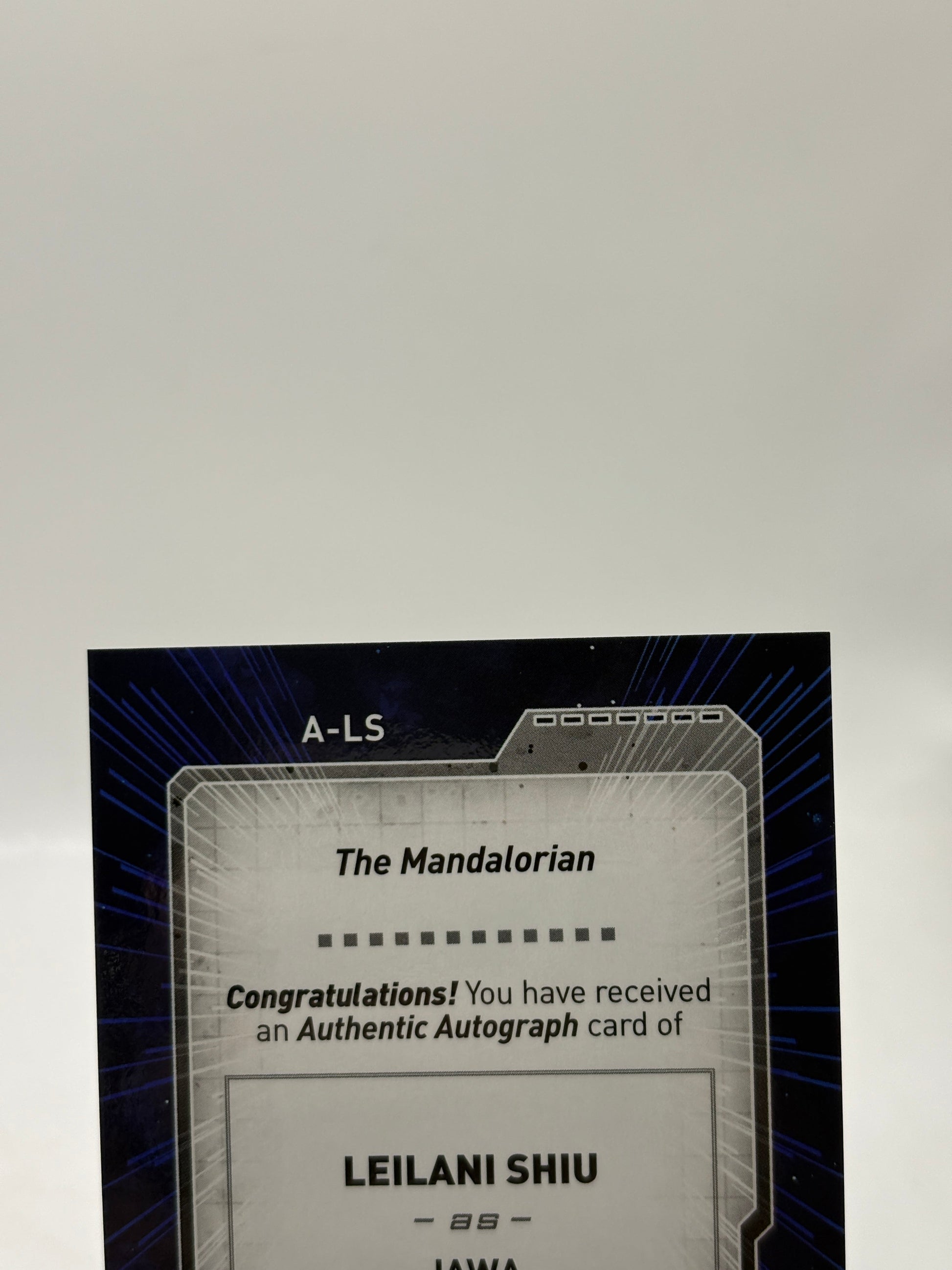 Topps Star Wars #A-LS Leilani Shiu as Jawa Auto Silver FRENLY BRICKS - Open 7 Days