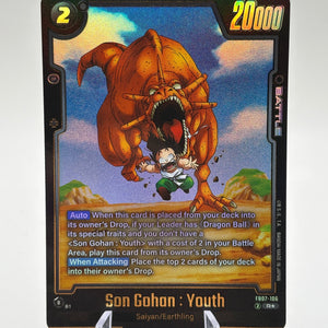 Dragon Ball Super Fusion World - Son Gohan : Youth FB07-106 R* Alt Art FRENLY BRICKS - Open 7 Days