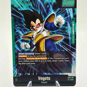 Dragon Ball Super Fusion World - Vegeta FB04-051 Leader Alt Art FRENLY BRICKS - Open 7 Days