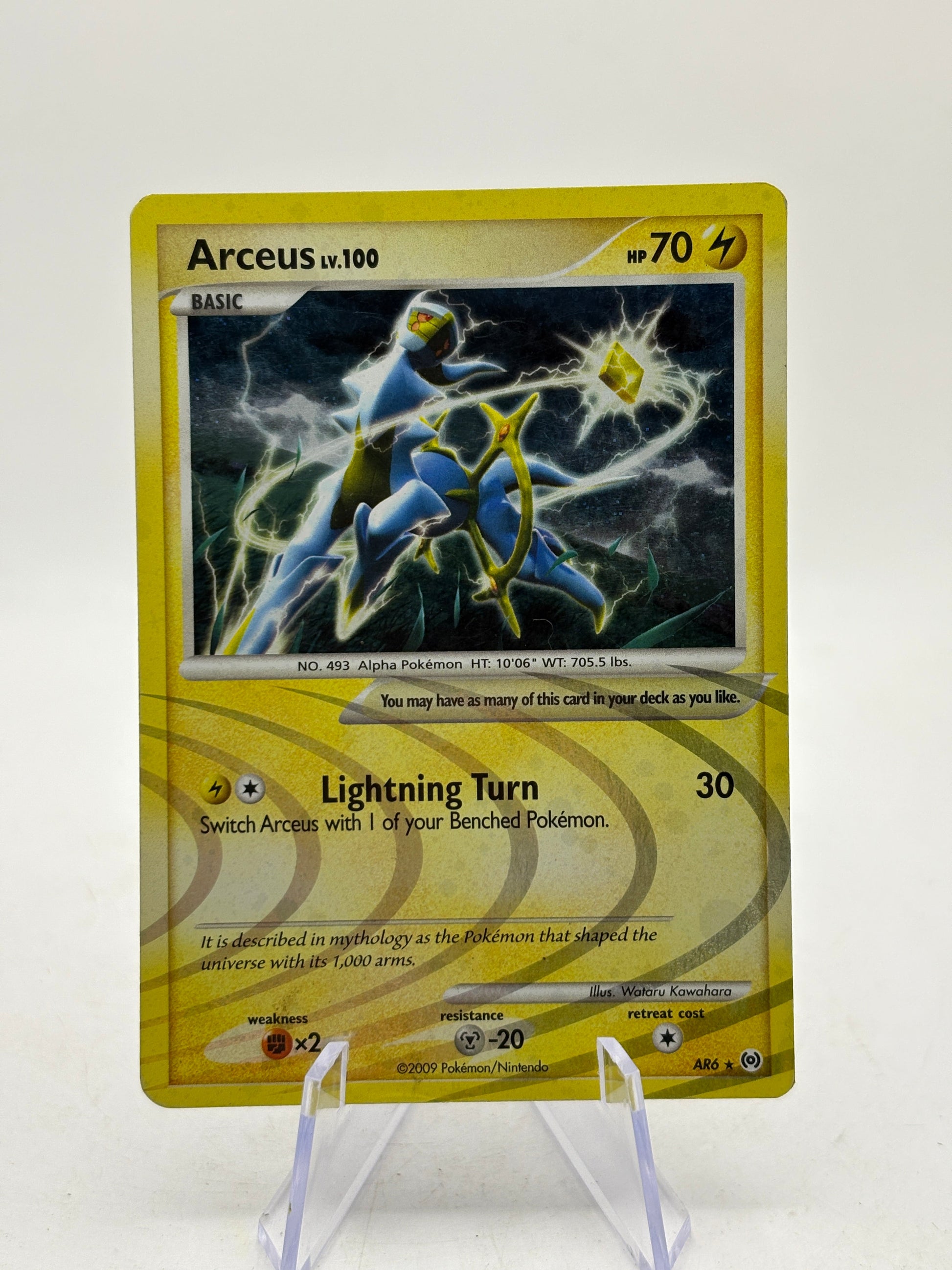 Pokemon TCG Platinum Arceus - Arceus AR6 Holo Rare MP FRENLY BRICKS - Open 7 Days