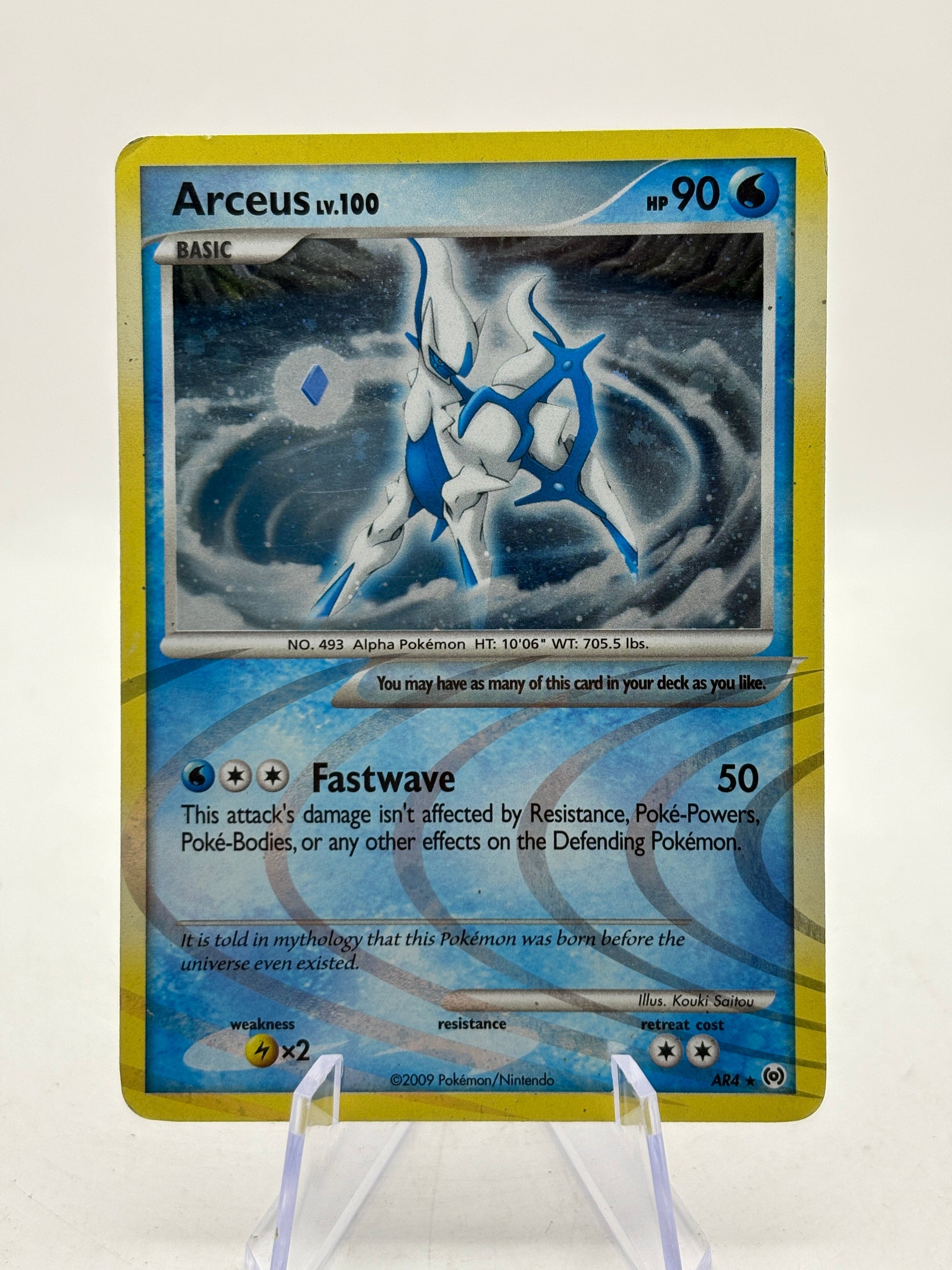 Pokemon TCG Platinum Arceus - Arceus AR4 Holo Rare HP FRENLY BRICKS - Open 7 Days