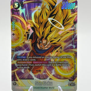 Dragon Ball Super Fusion World - Son Goku FB05-100 SR* Alt Art FRENLY BRICKS - Open 7 Days