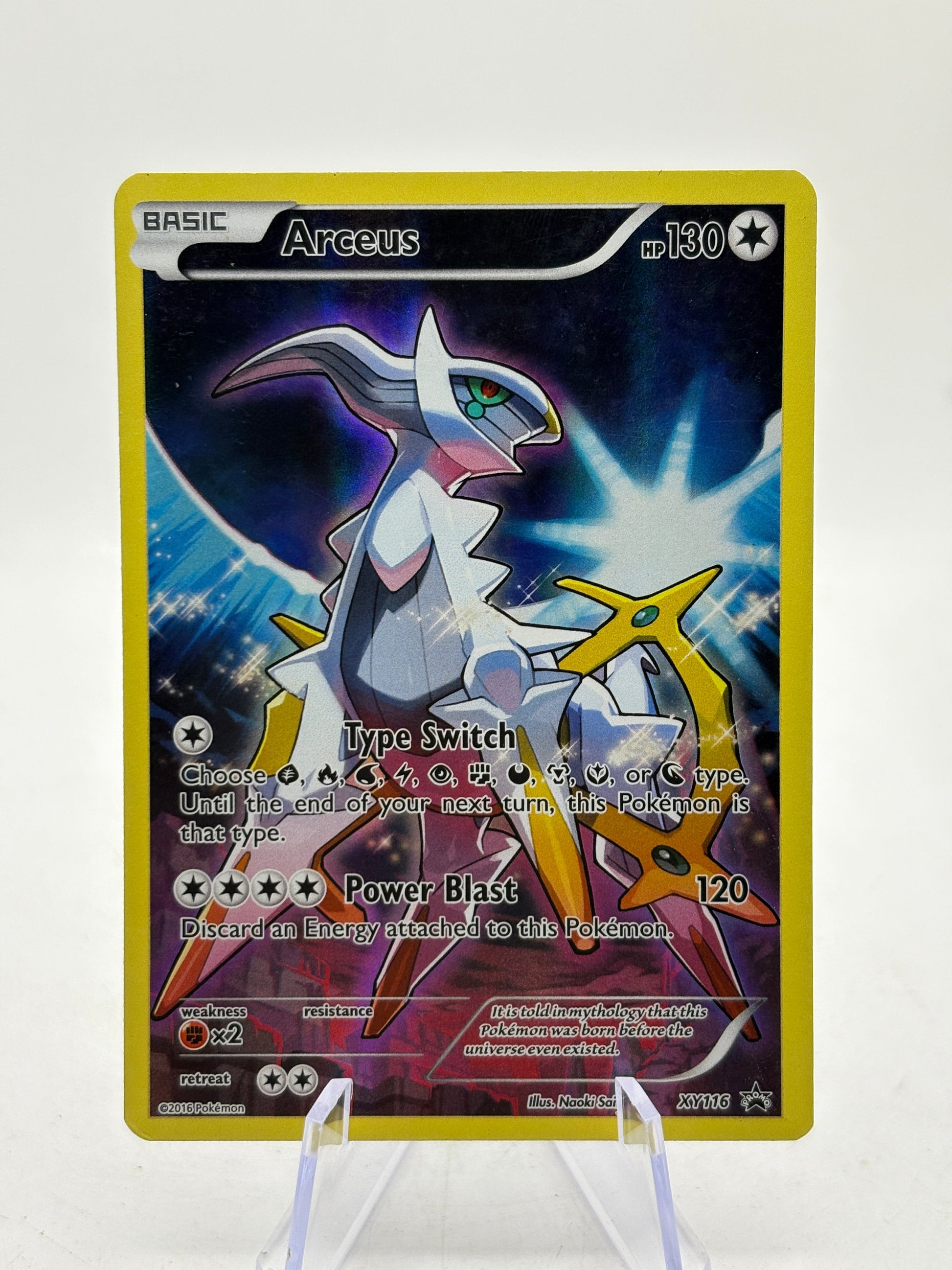 Pokemon TCG XY Promos - Arceus XY116 Black Star Promo Full Art MP FRENLY BRICKS - Open 7 Days