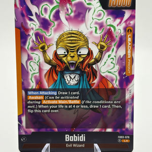 Dragon Ball Super Fusion World - Majin Buu FB03-079 Leader Alt Art Nm FRENLY BRICKS - Open 7 Days