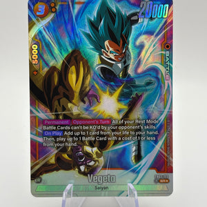 Dragon Ball Super Fusion World - Vegeta FB02-133 SR* Alt Art FRENLY BRICKS - Open 7 Days