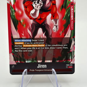 Dragon Ball Super Fusion World - Jiren FB03-001 Leader Alt Art NM FRENLY BRICKS - Open 7 Days