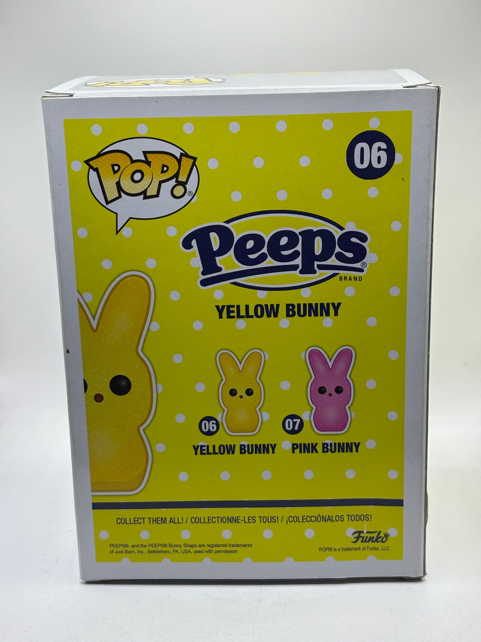 Funko POP! Peeps #06 Yellow Bunny Vinyl Figure FRENLY BRICKS - Open 7 Days
