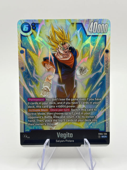 Dragon Ball Super Fusion World - Vegito FB04-130 SCR Nm FRENLY BRICKS - Open 7 Days