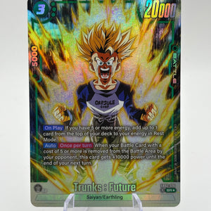 Dragon Ball Super Fusion World - Trunks : Future FB02-091 SR* Alt FRENLY BRICKS - Open 7 Days