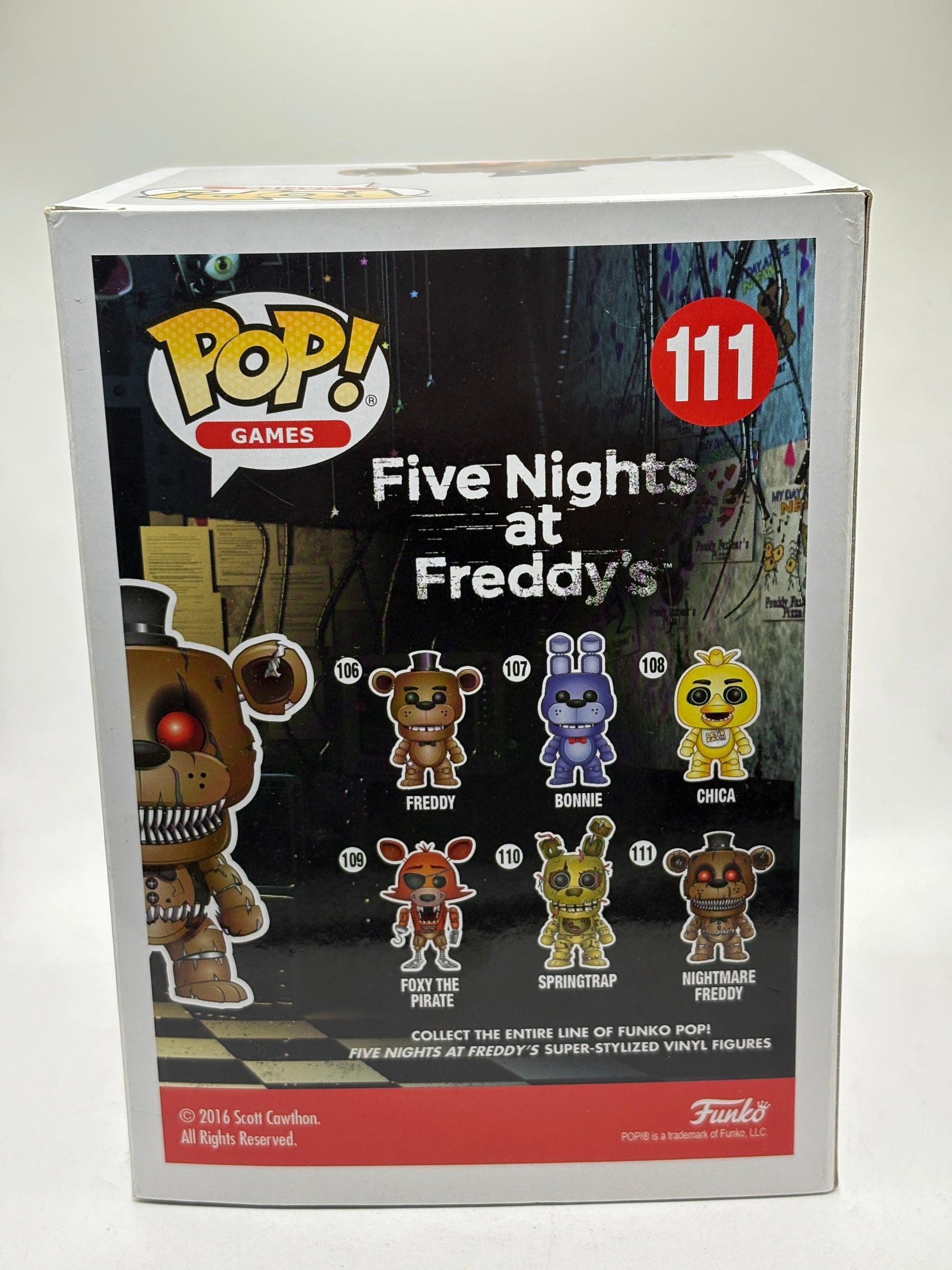 Funko POP! Games Five Nights at Freddys #111 Nightmare Freddy Vinyl Figure FRENLY BRICKS - Open 7 Days